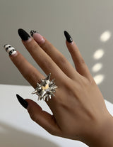 Spike Heart Ring