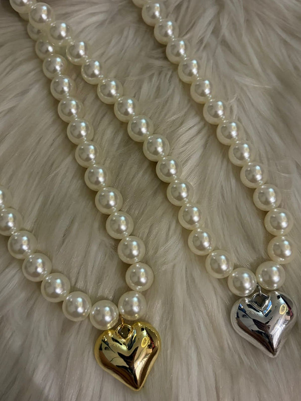 Pearl Single Heart