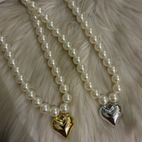 Pearl Single Heart