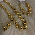 Gold Heart Set