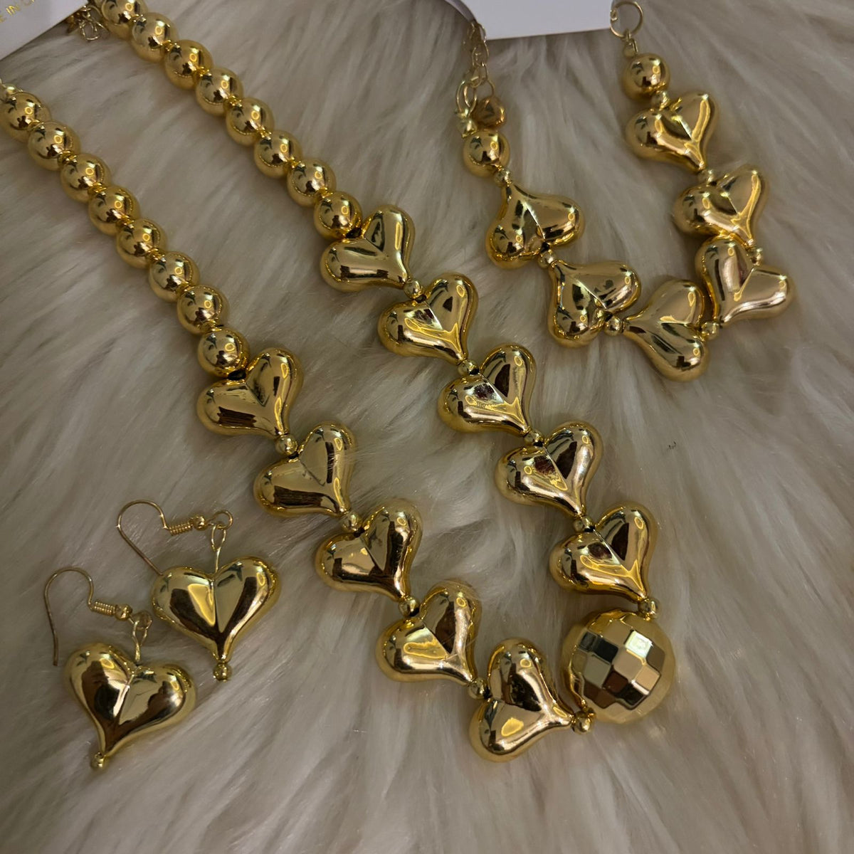 Gold Heart Set