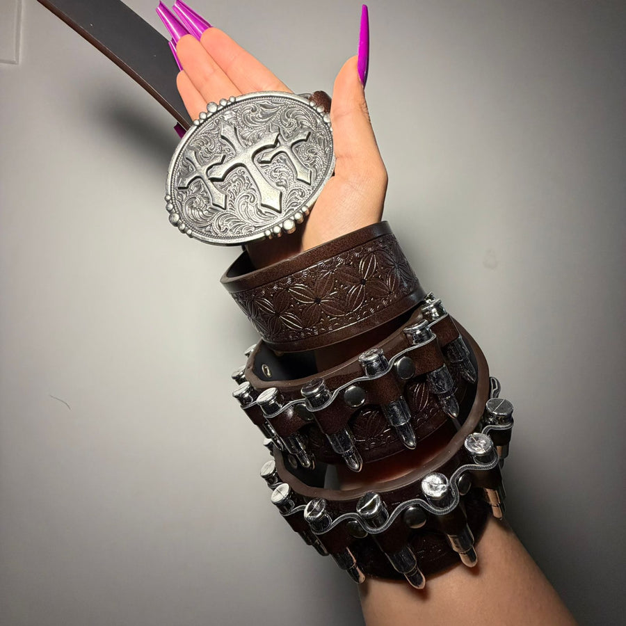 Tri Cross Bullet Belt