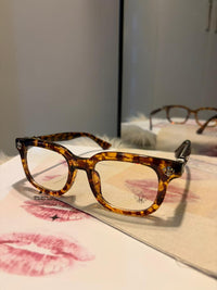 Cheetah Print Glasses