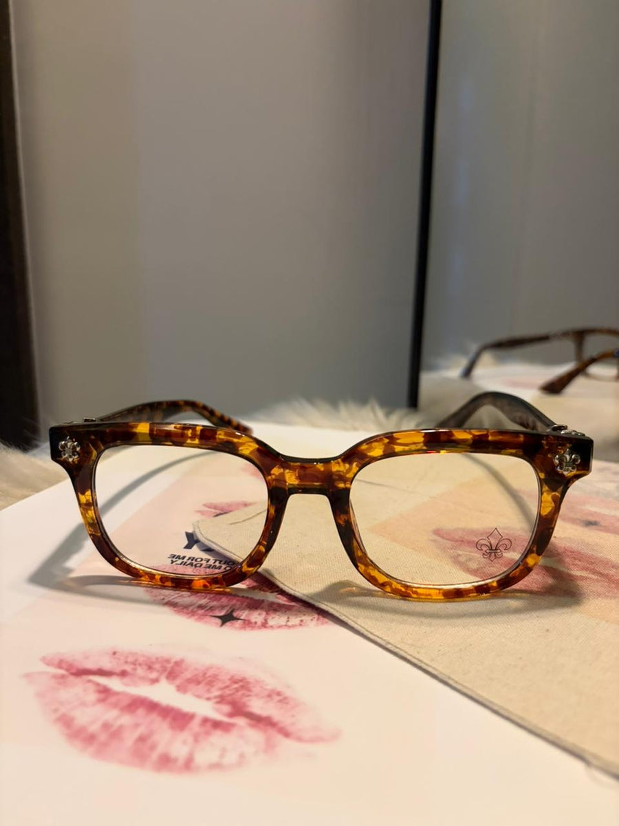 Cheetah Print Glasses