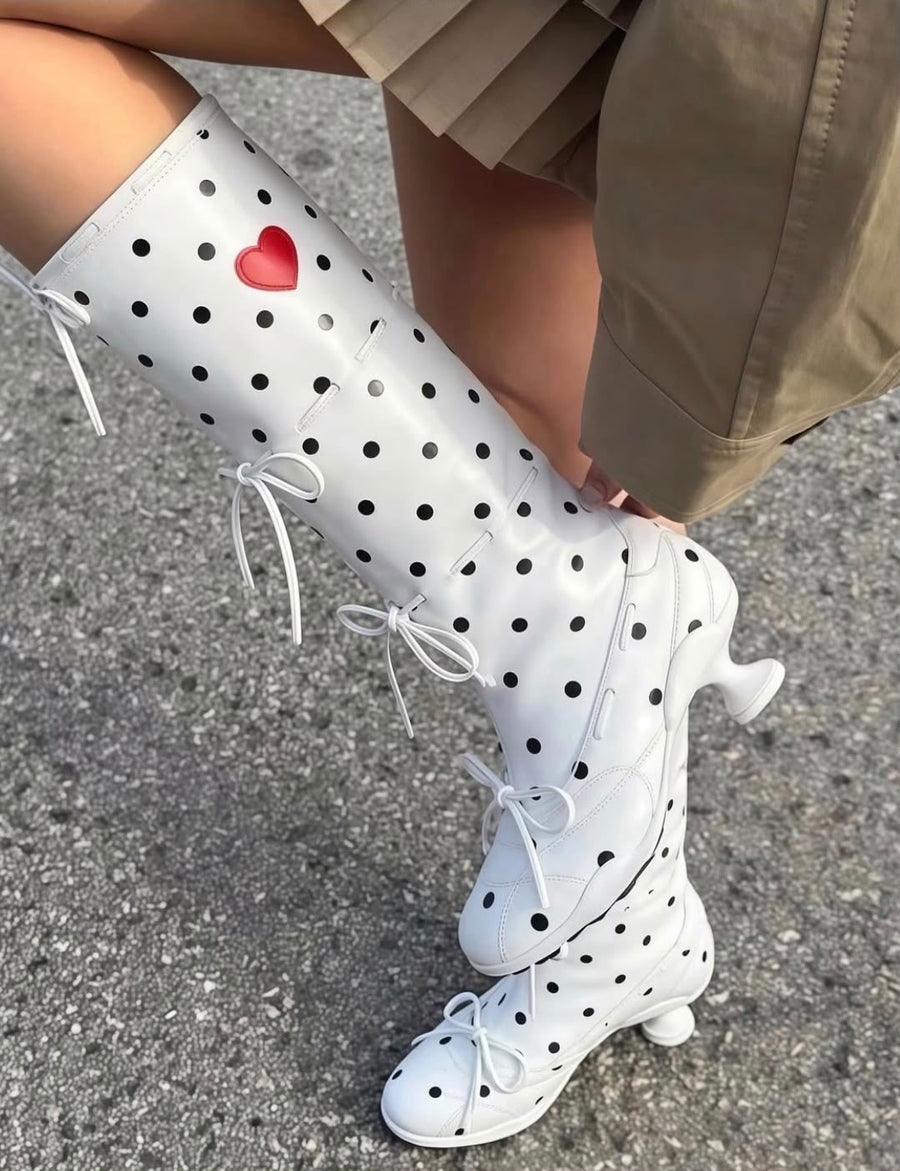 Polka Dot Me Boots