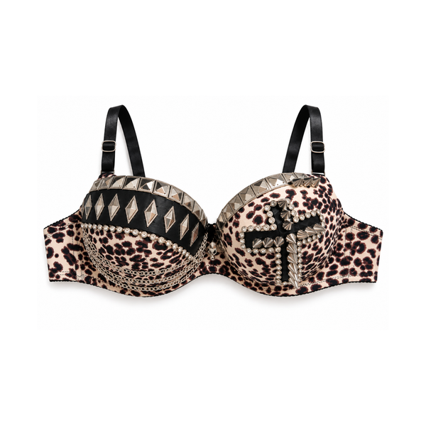 Cheetah Studded Bralette