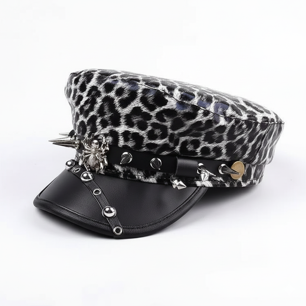 Spiked Cheetah Cap (2)