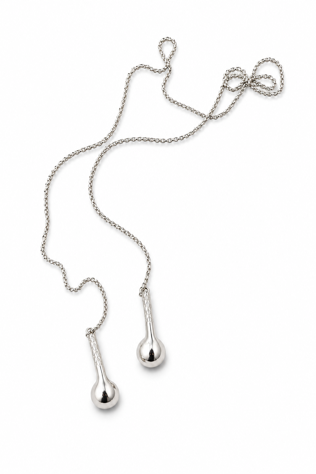 Chrome Buds Necklace