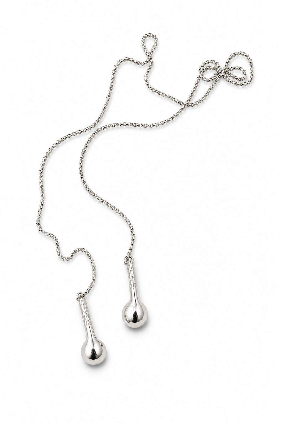 Chrome Buds Necklace