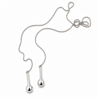 Chrome Buds Necklace