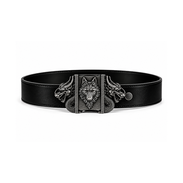 Dragon & Wolf Lighter Belt