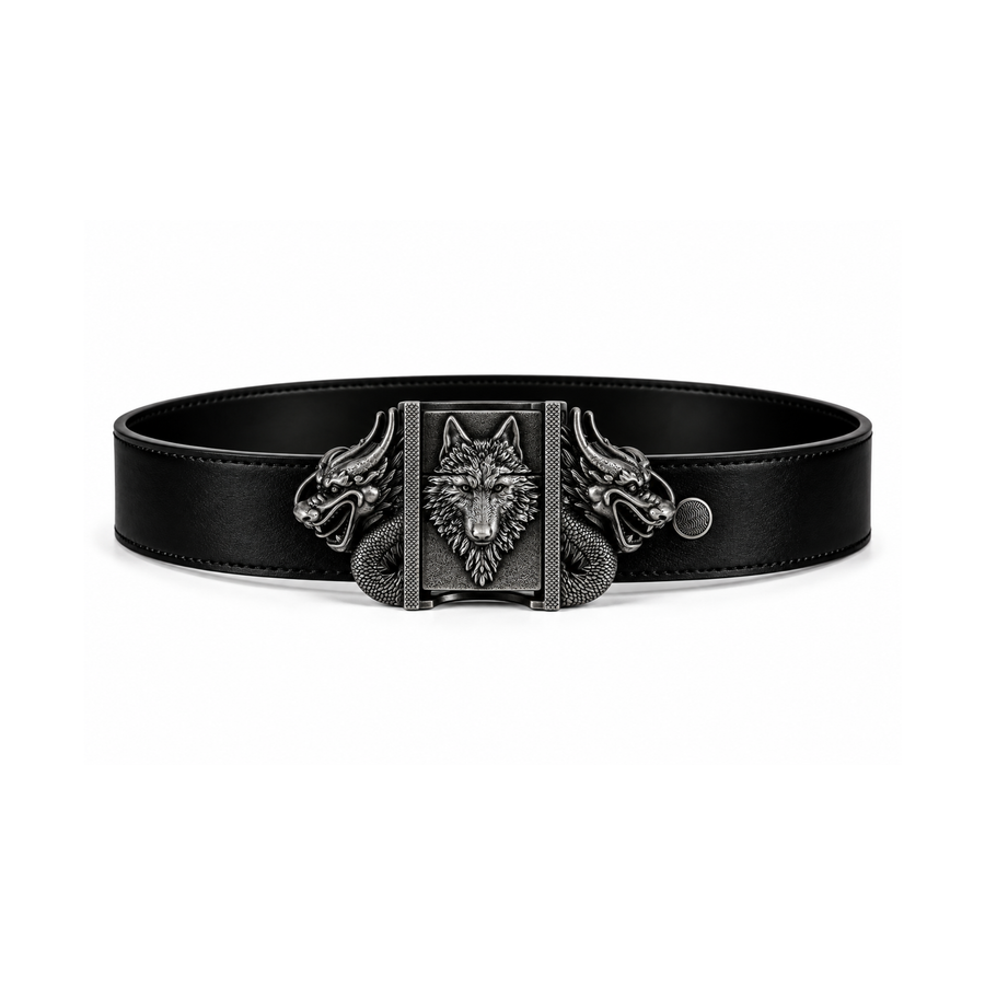 Dragon & Wolf Lighter Belt