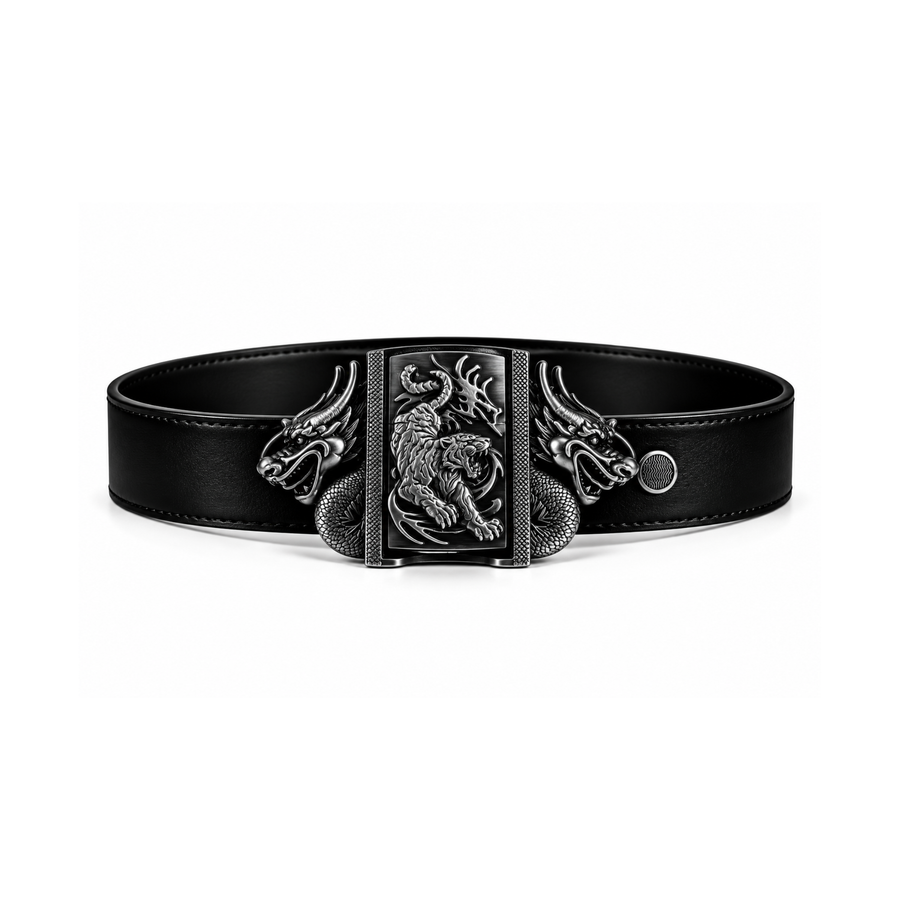 Dragon Tiger Lighter Belt