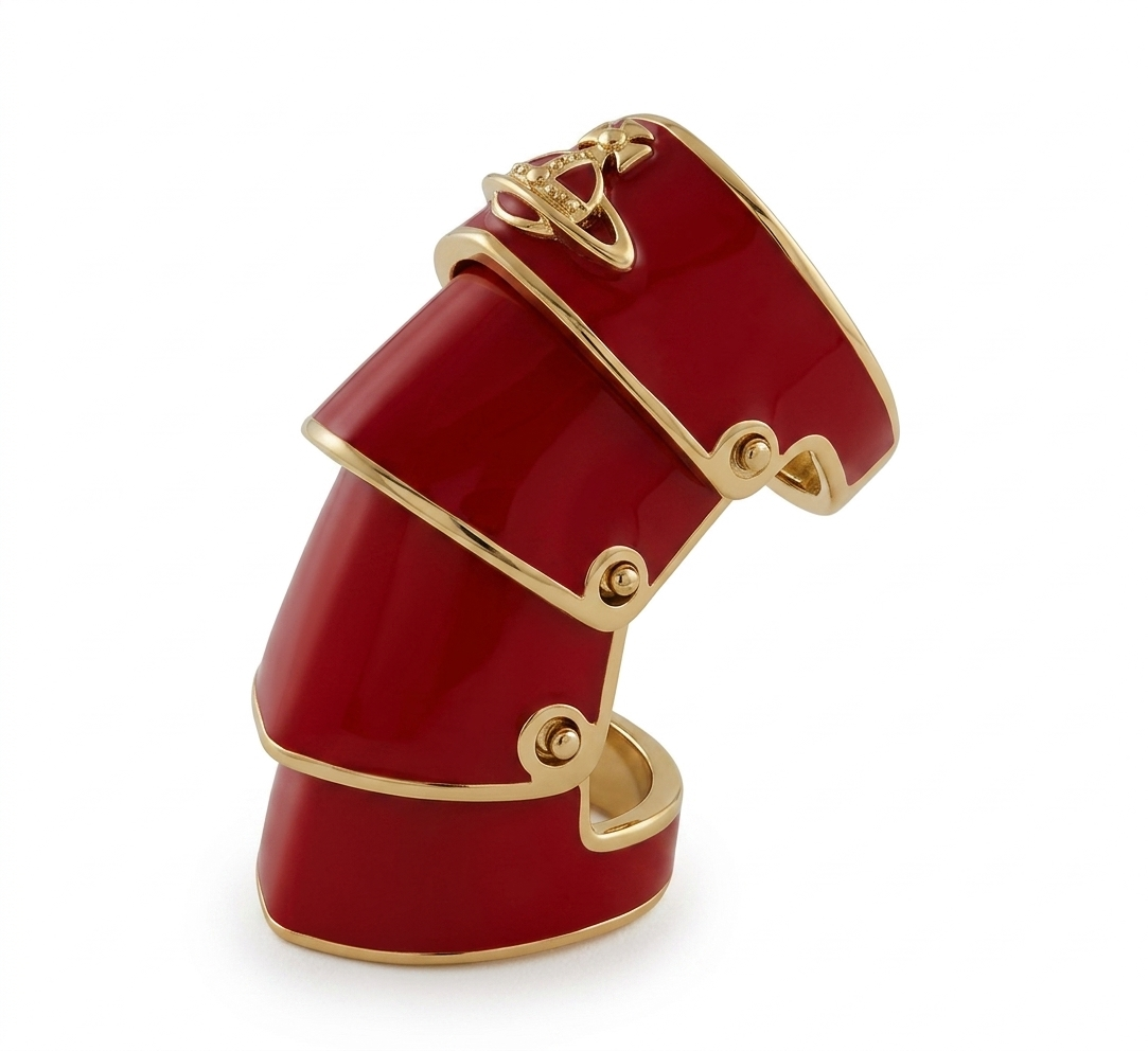 Red Armour Ring