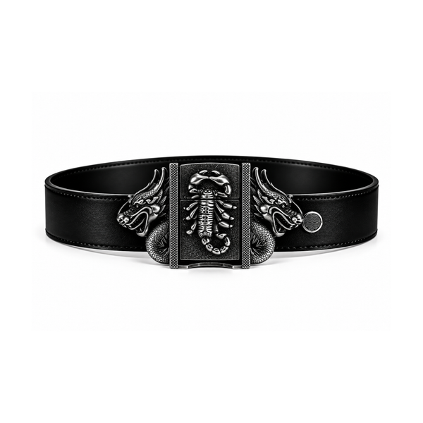 Dragon Scorpion Lighter Belt