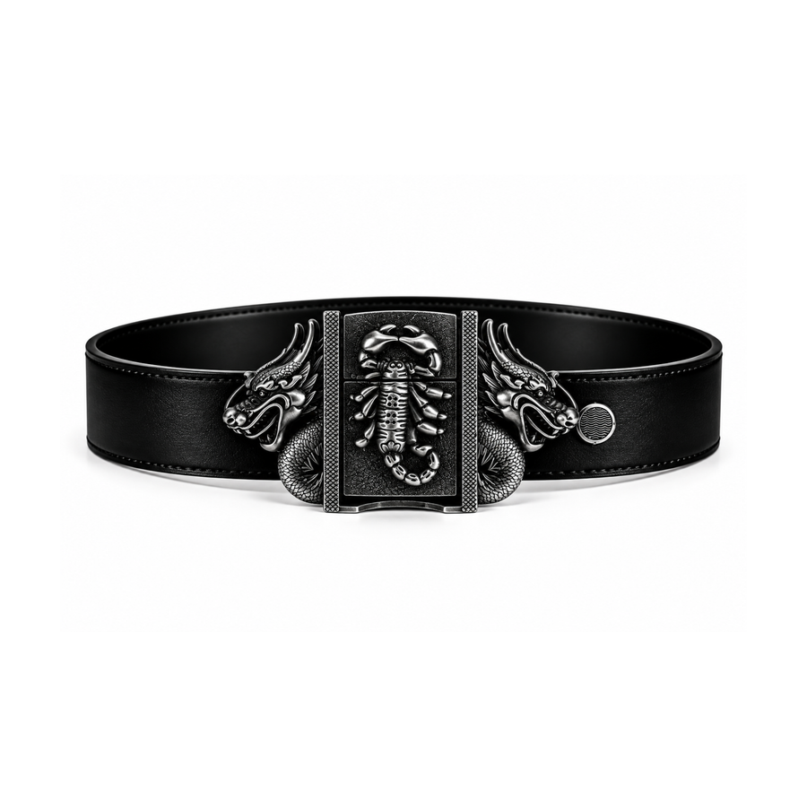 Dragon Scorpion Lighter Belt
