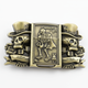 Golden Skull Lighter Belt